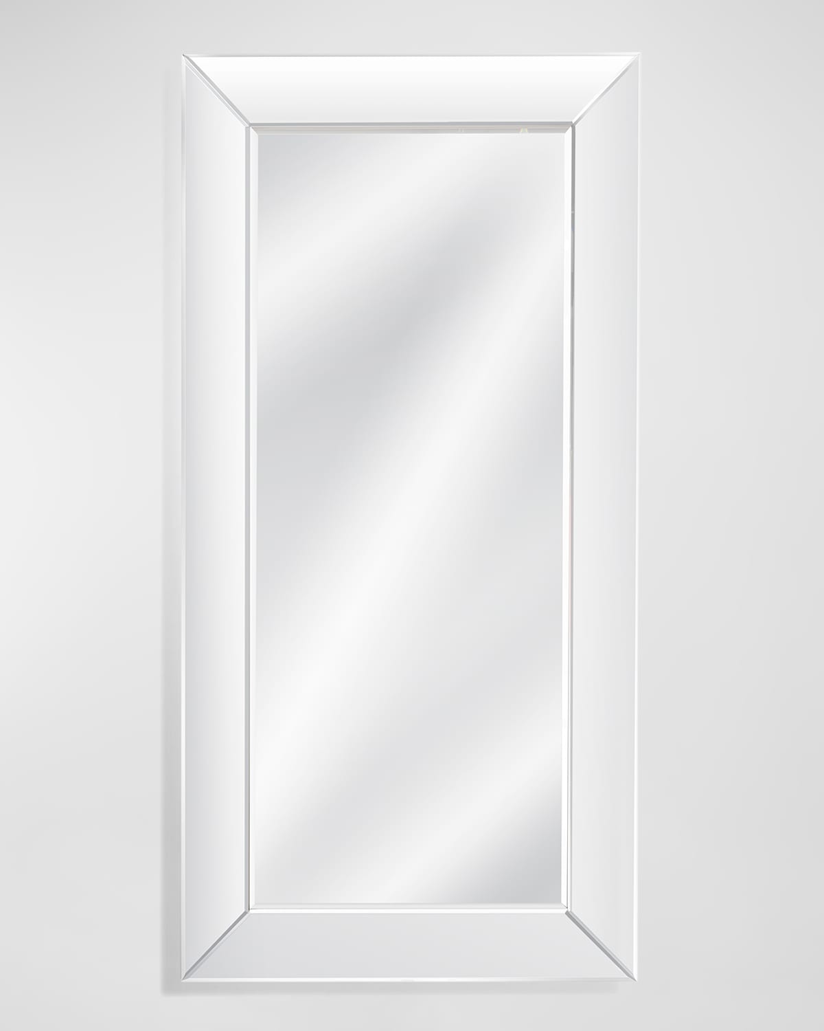 Katherine Noble By Bmc Whitmore 80" Floor Mirror In Silver