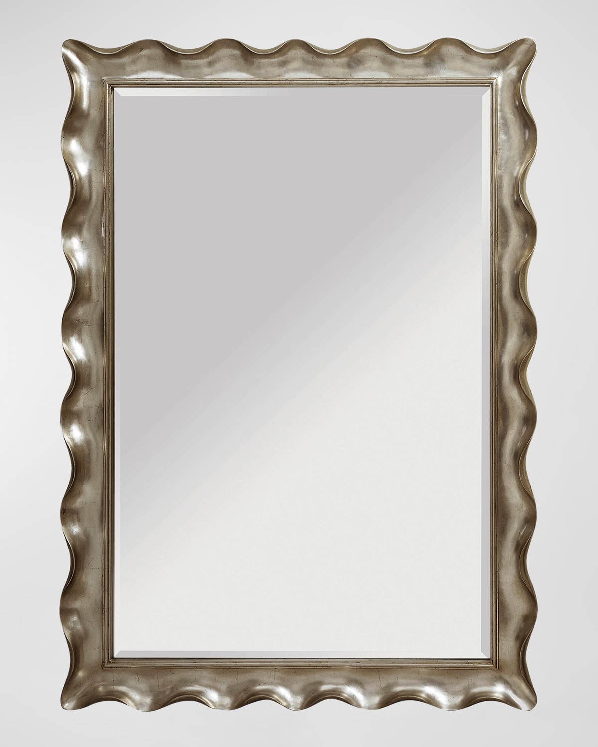 Katherine Noble By Bmc Worly 83" Floor Mirror In Silver
