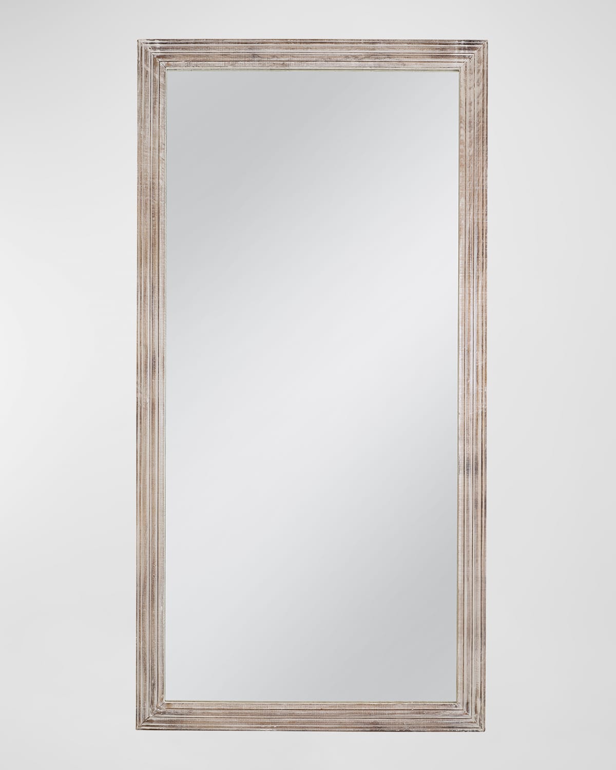 Shop Katherine Noble By Bmc Pamela 80" Floor Mirror In Coastal White Wash