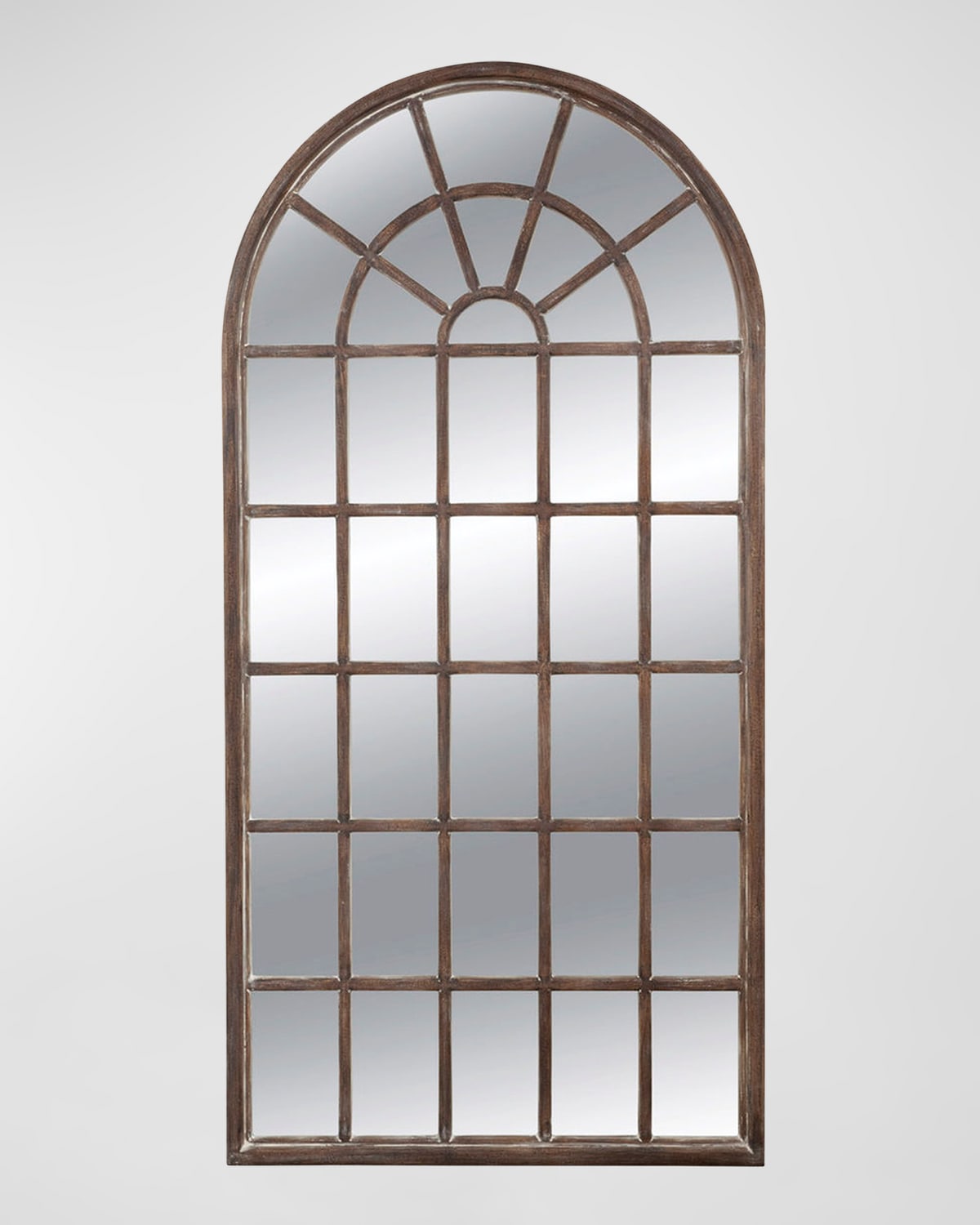 Katherine Noble By Bmc Baxter 83" Floor Mirror In Weathered Brown