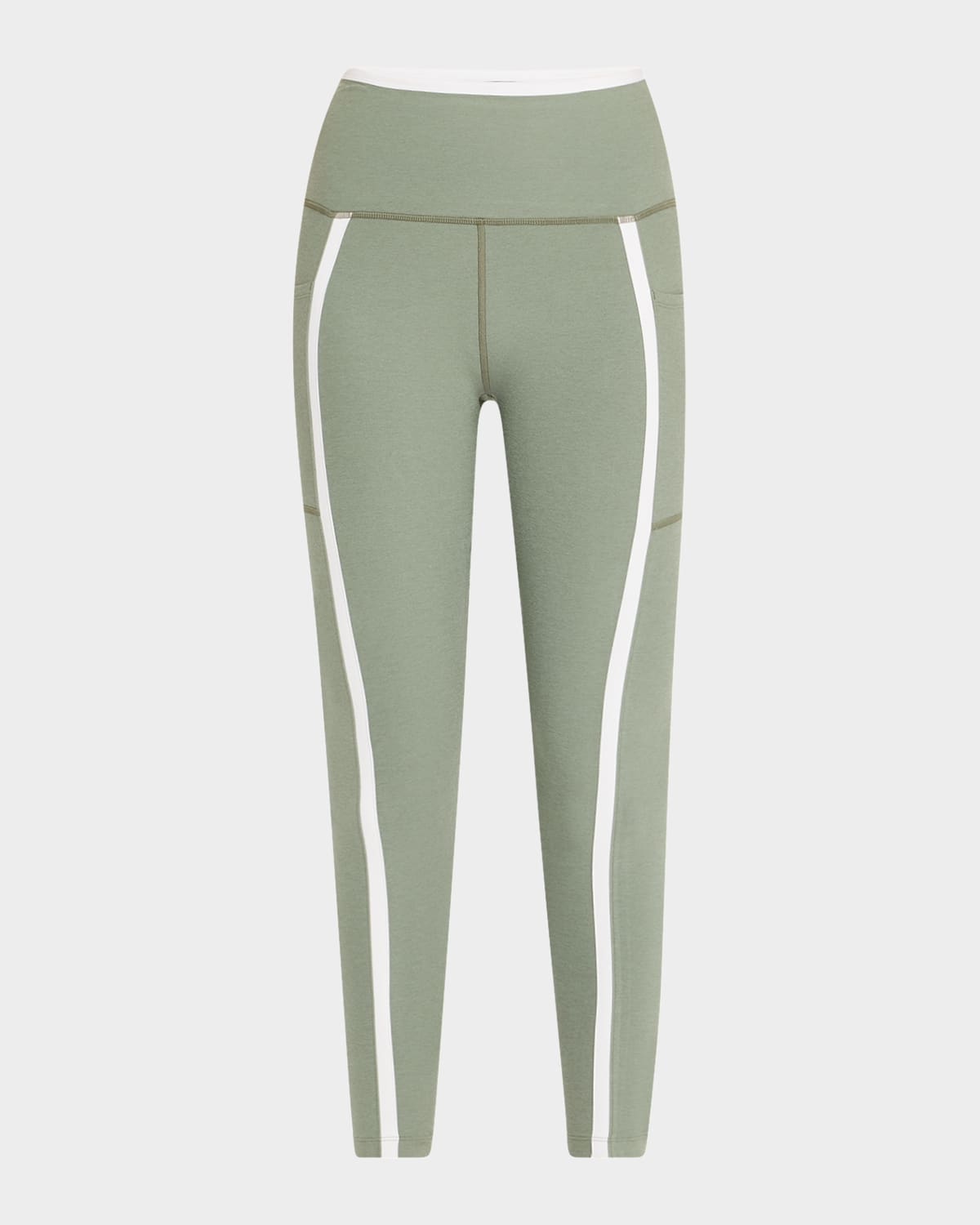 BEYOND YOGA SPACEDYE NEW MOVES HIGH-WAIST MIDI LEGGINGS 