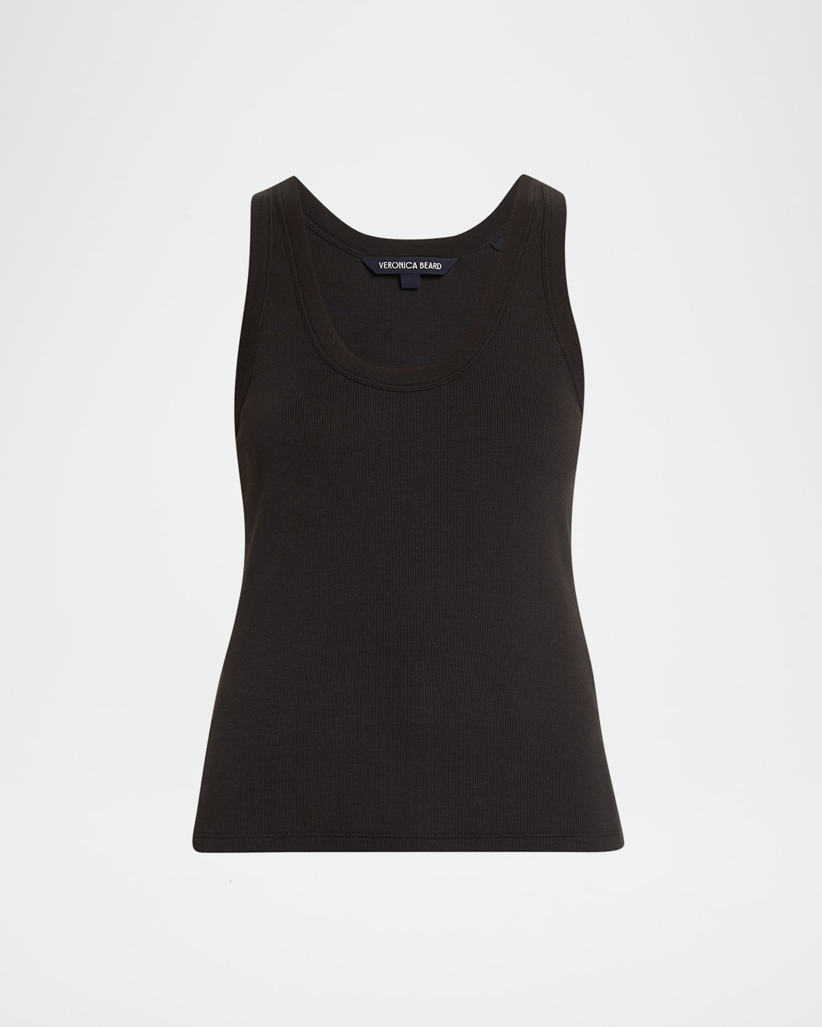 Veronica Beard Birke Scoop-neck Tank Top In Black