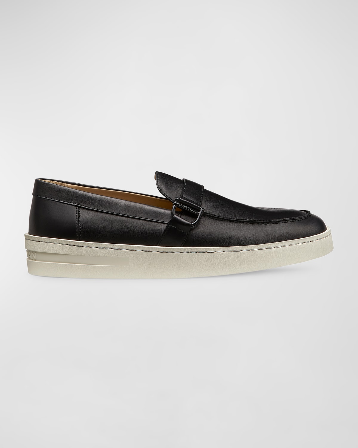 Stuart Weitzman Hamptons Buckle Loafer In Black