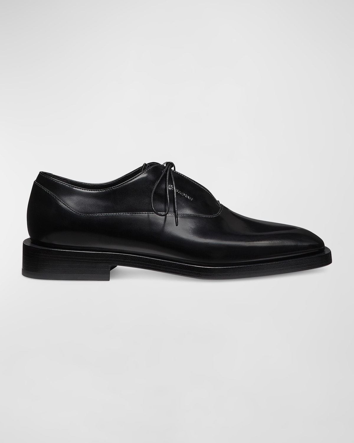 Shop Weitzman Men's Royce Brushed Calfskin Oxford Loafers In Black