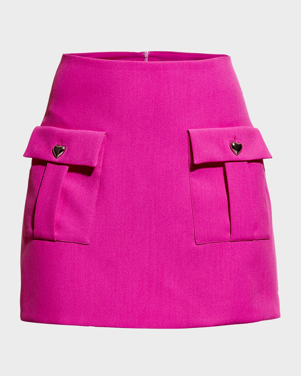 As By Df Tasha Heart Mini Skirt In Magenta