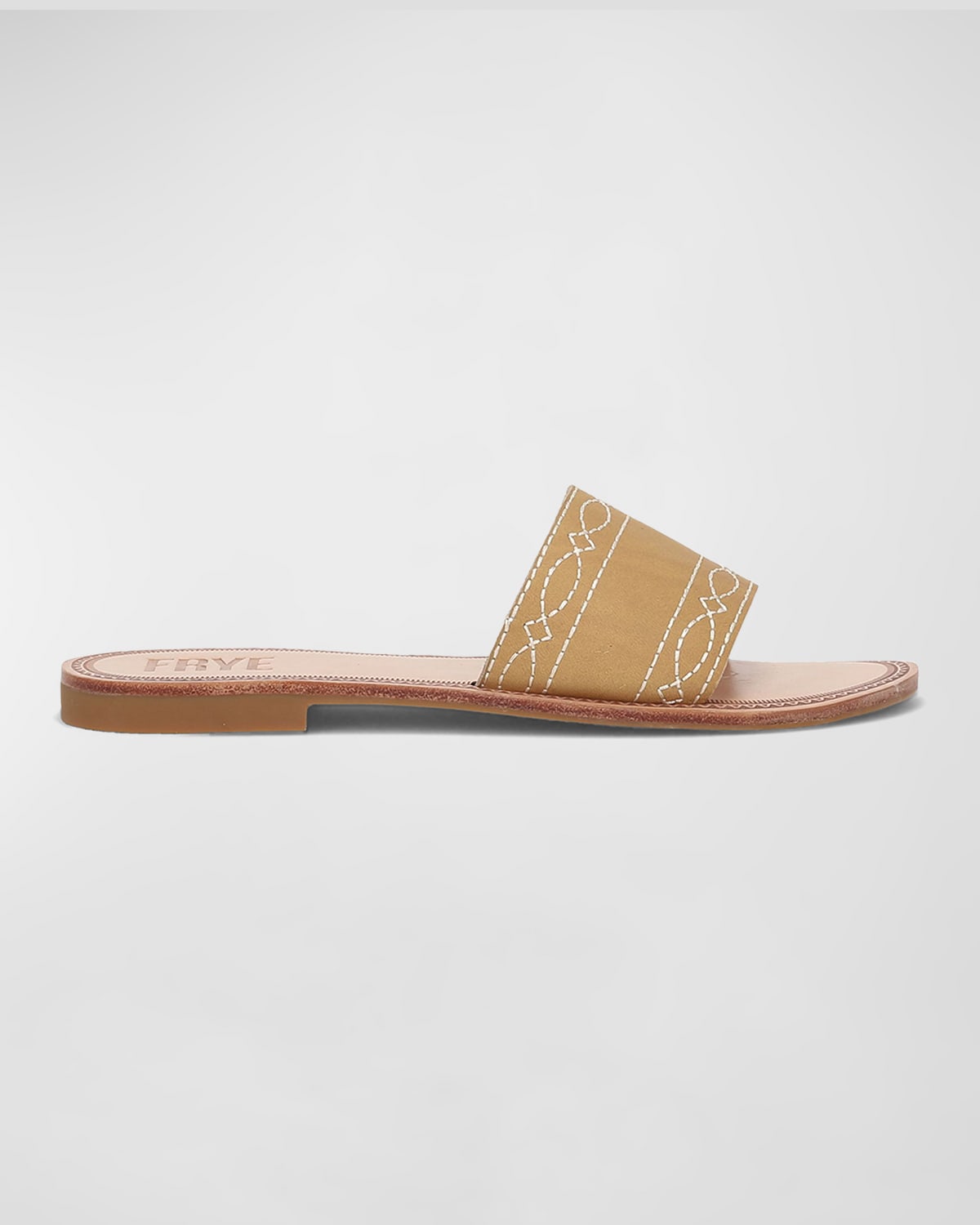 Frye Ava Slide Sandal In Banana