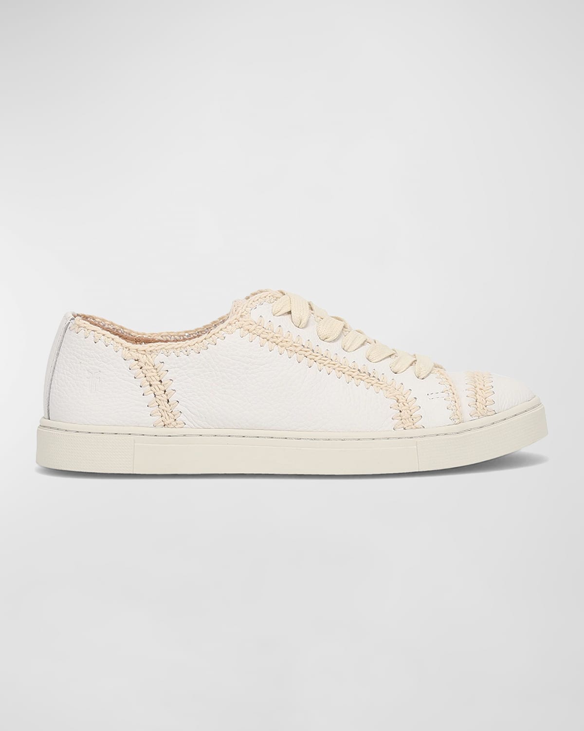 Ivy Crochet Suede Low-Top Sneakers