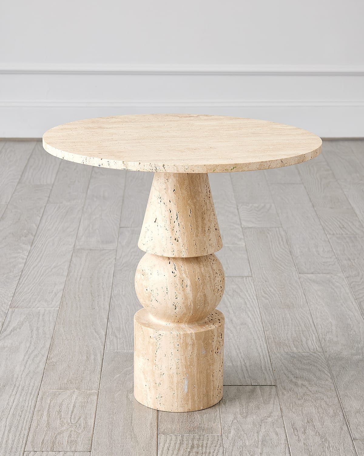 Global Views Cargo Accent Table In Cream