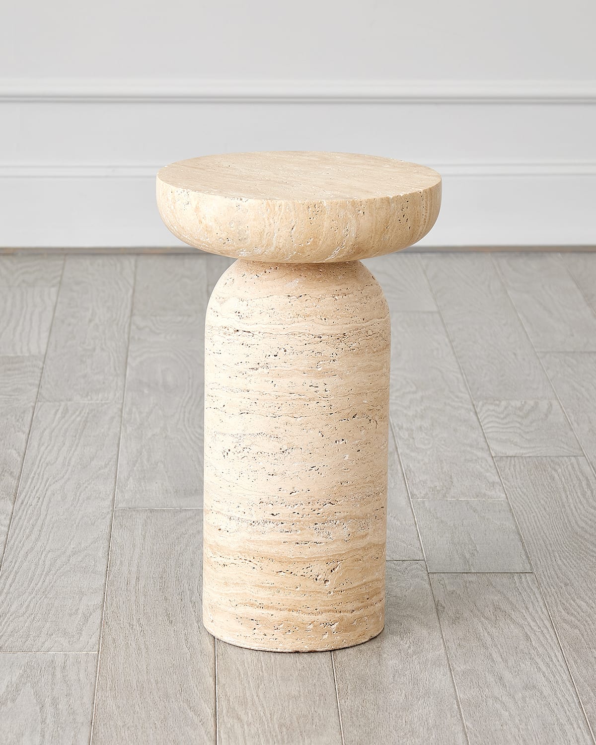 Global Views Tumble Accent Table In Cream