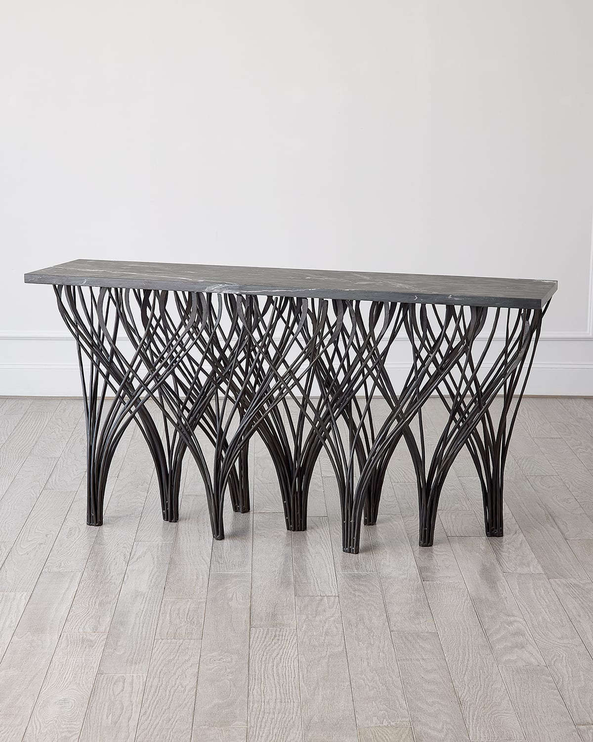Global Views Vector Console Table In Black 