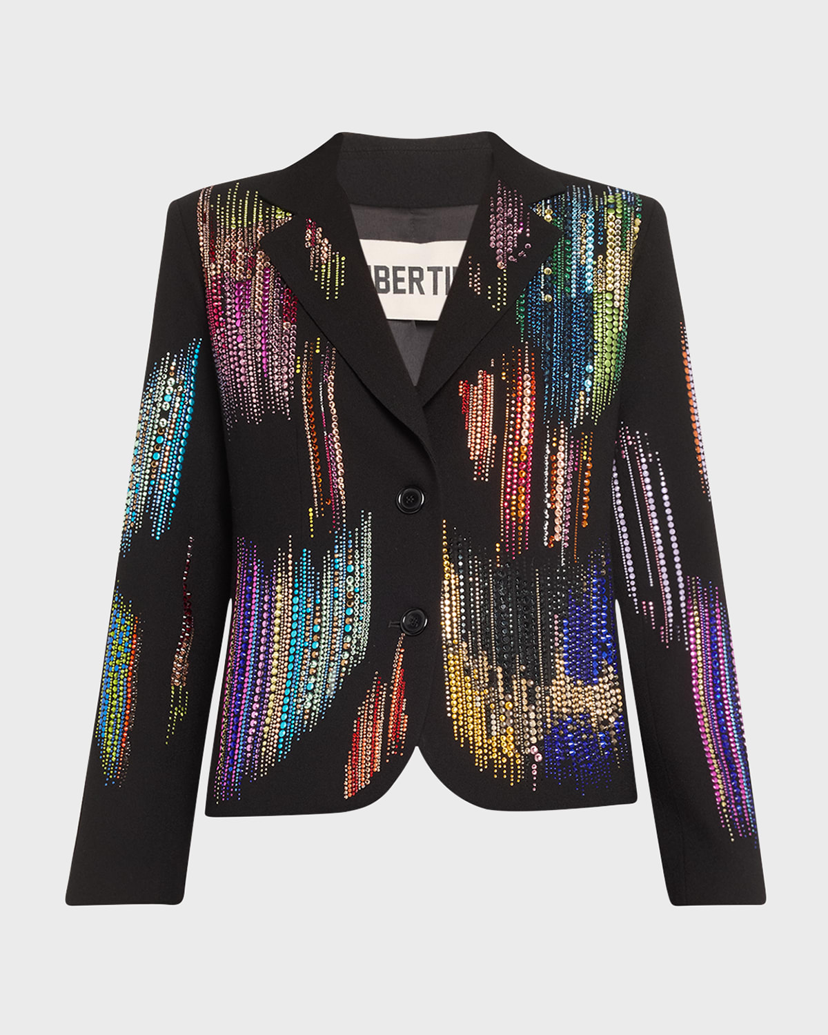 FWB Short Blazer Jacket with Crystal Detail