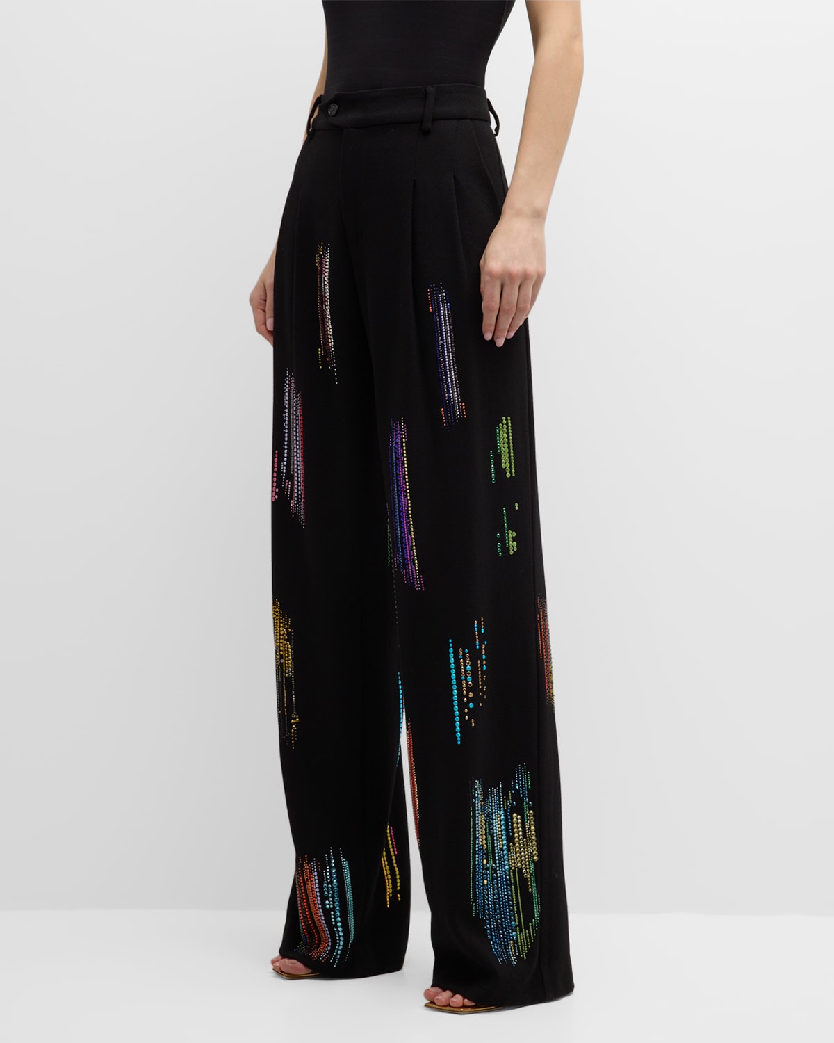 FWB Baggy Trousers with Crystal Detail