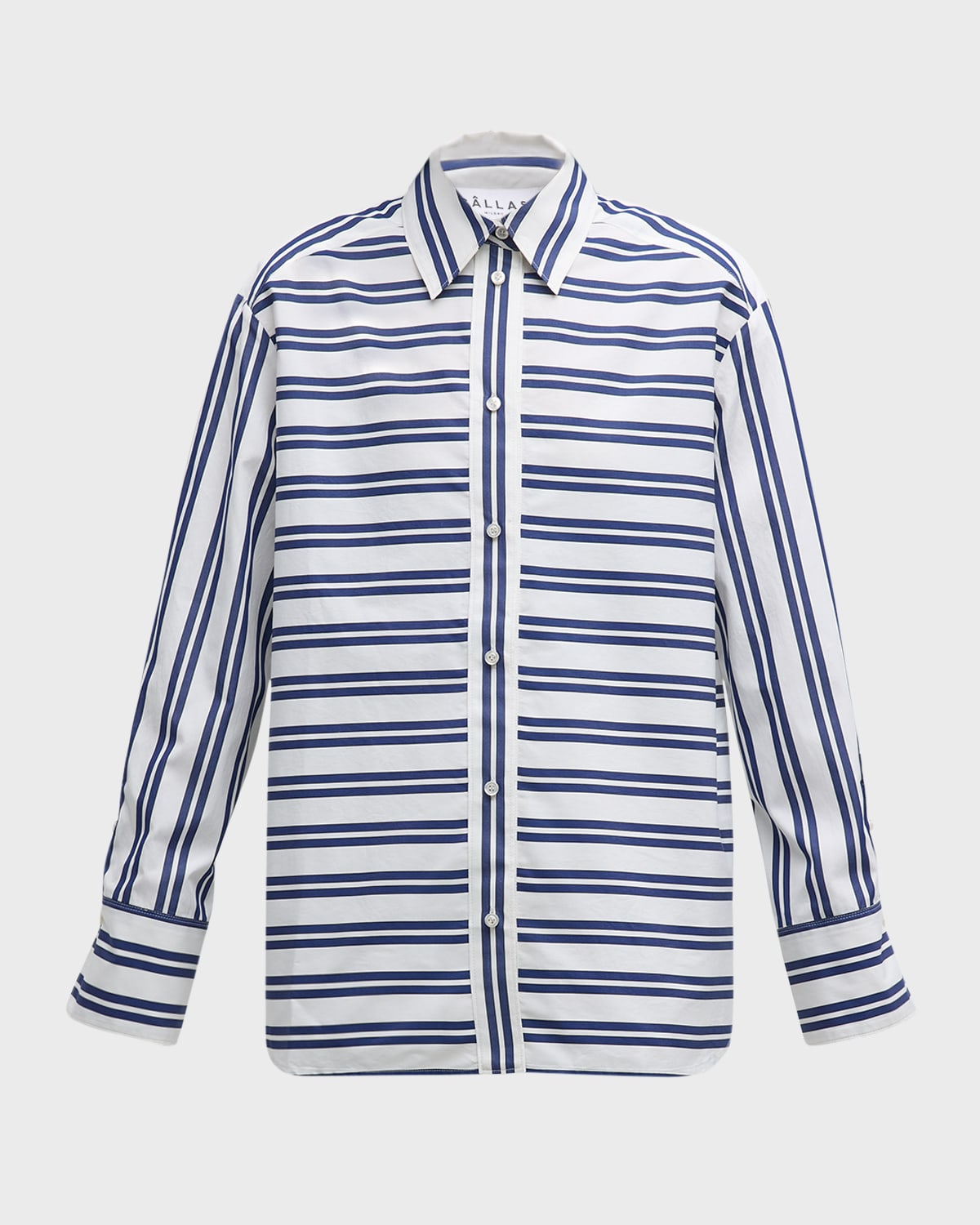 Lyn Striped Button-Front Shirt