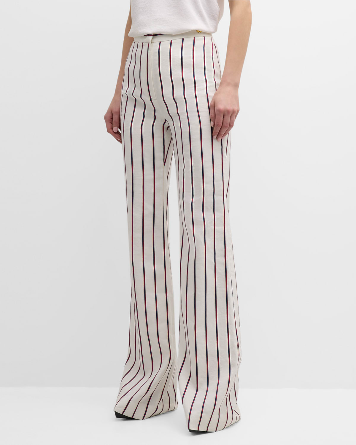 Lexi Linen Striped Flare Pants