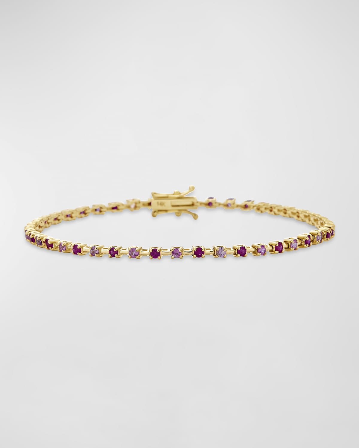 Stone And Strand Pink Power Bracelet In Gold