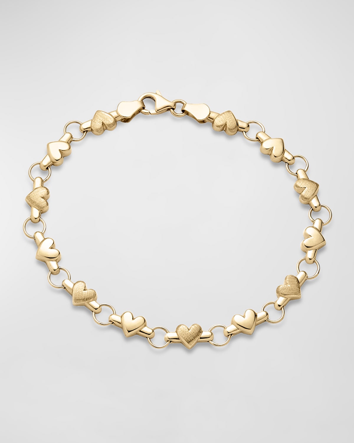 Stone And Strand Heart Of Gold Bracelet In Yellow Gold