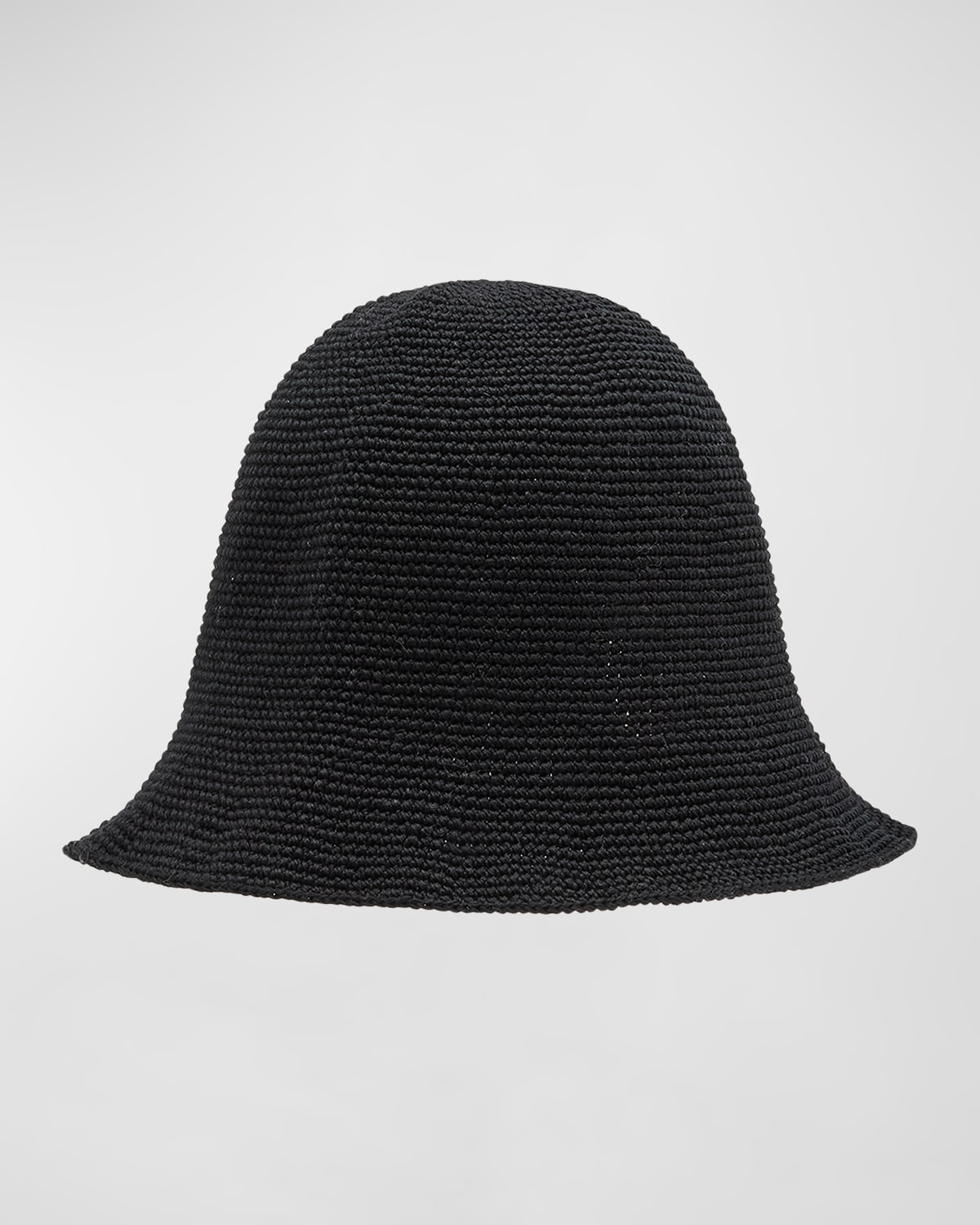 The Row Carrol Knitted Cotton Bucket Hat In Black