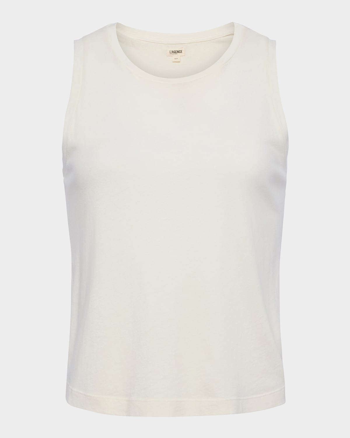 Shop L Agence Mikaela Tank Top In Light Pearl