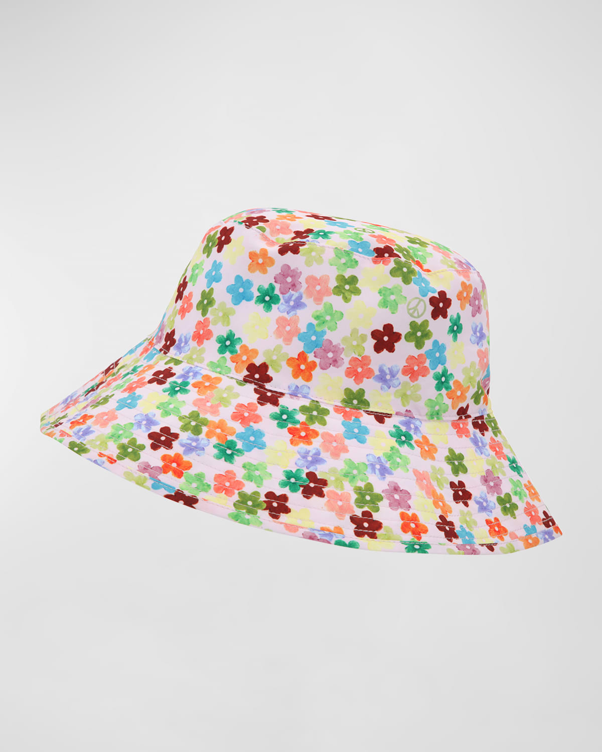 Shop Molo Girl's Nadia Floral Bucket Hat In Flower Petit