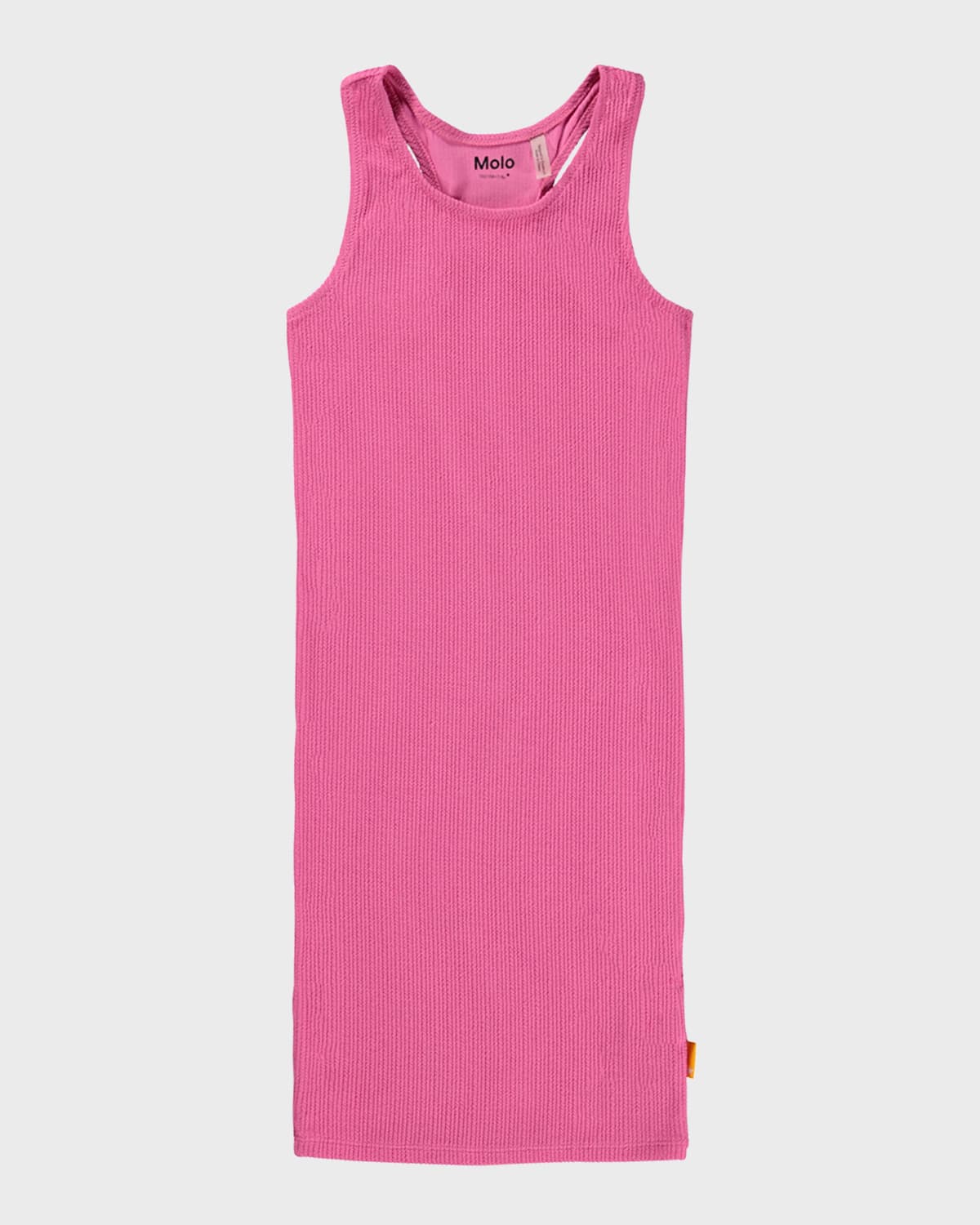 Molo Kids' Girl's Cailey Knit Tank Dress In Hibiscus