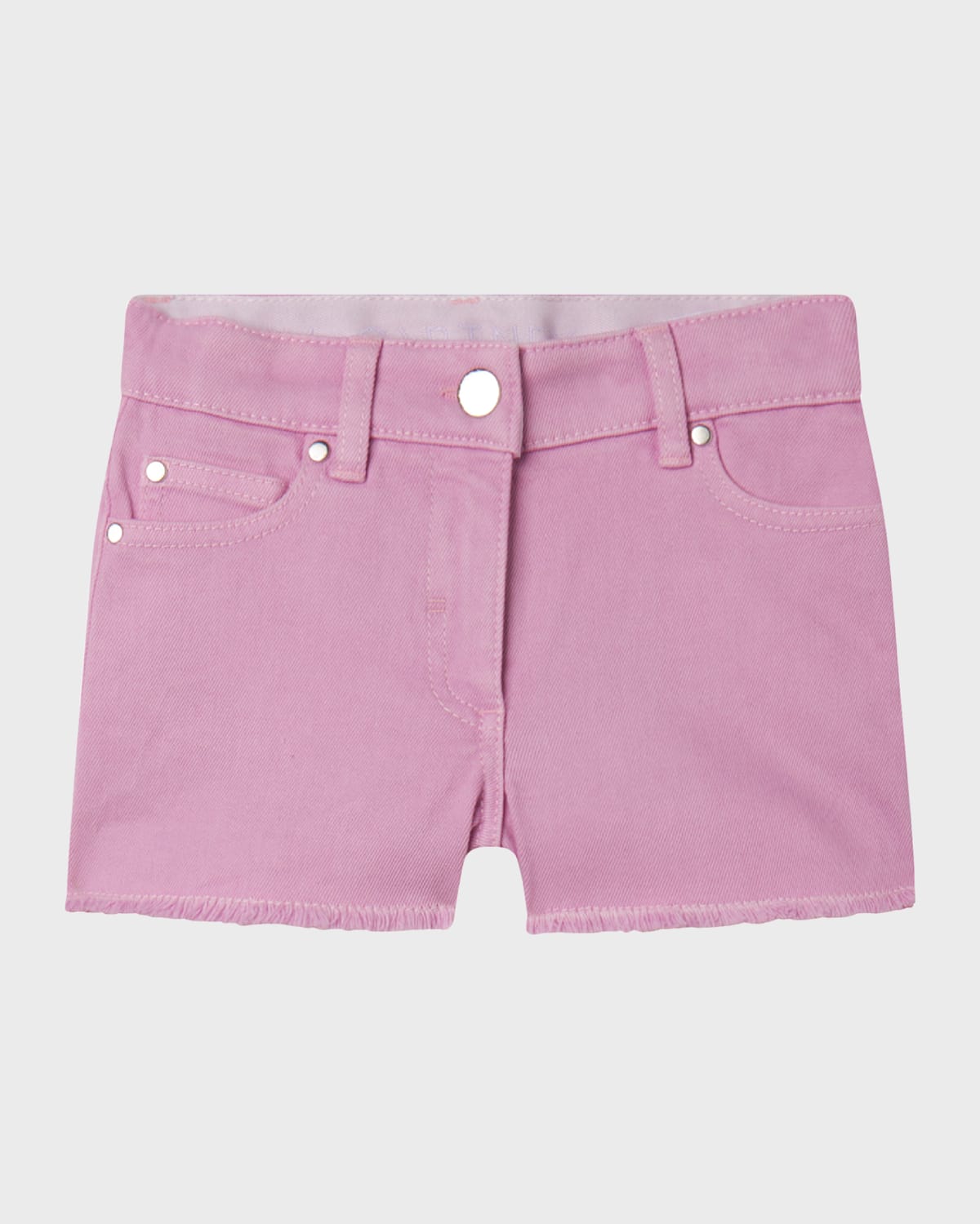 Stella Mccartney Kids' Girl's Gabardine Shorts In Pink