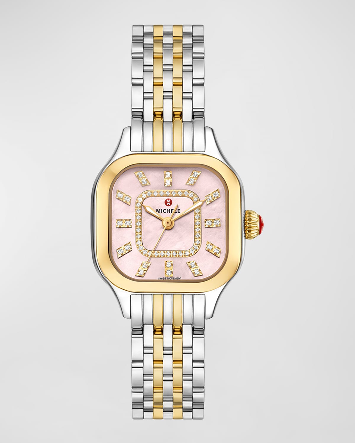 Meggie Diamond Dial and Mother-of-Pearl Watch, Peony