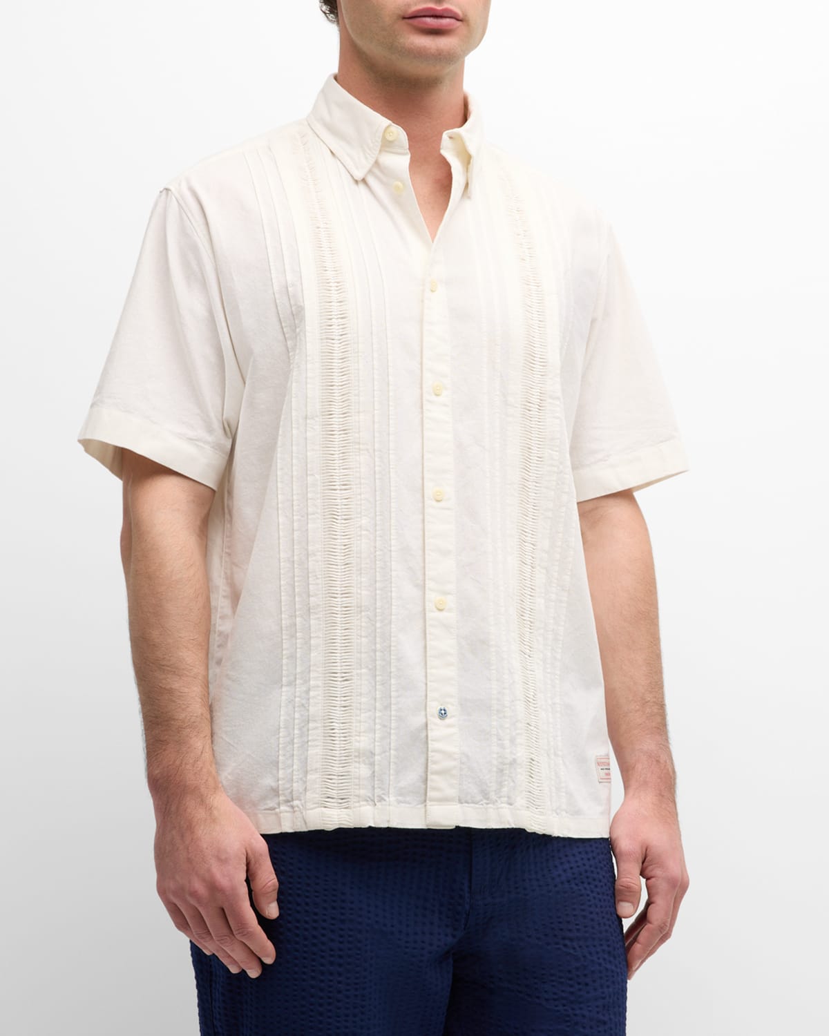 Shop Scotch & Soda Men's Cotton Button-down Shirt In Bright White