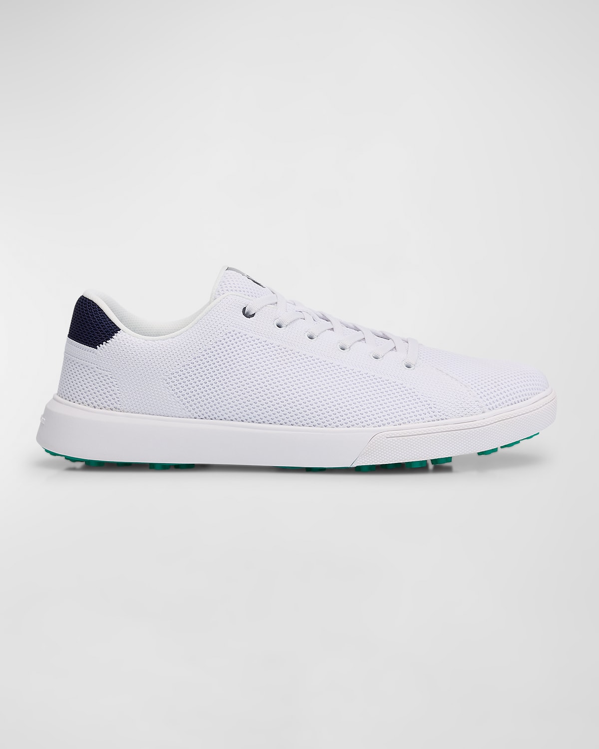 Shop Peter Millar Men's Drift Hybrid Course Knit Low-top Sneakers In White