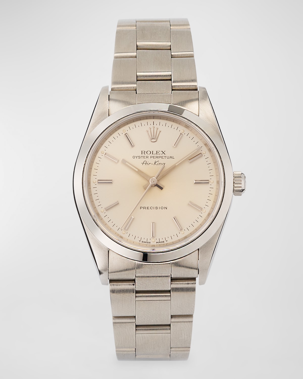 Vintage Watches Rolex Oyster Perpetual Precision 35mm Vintage 1996 Watch In Metallic