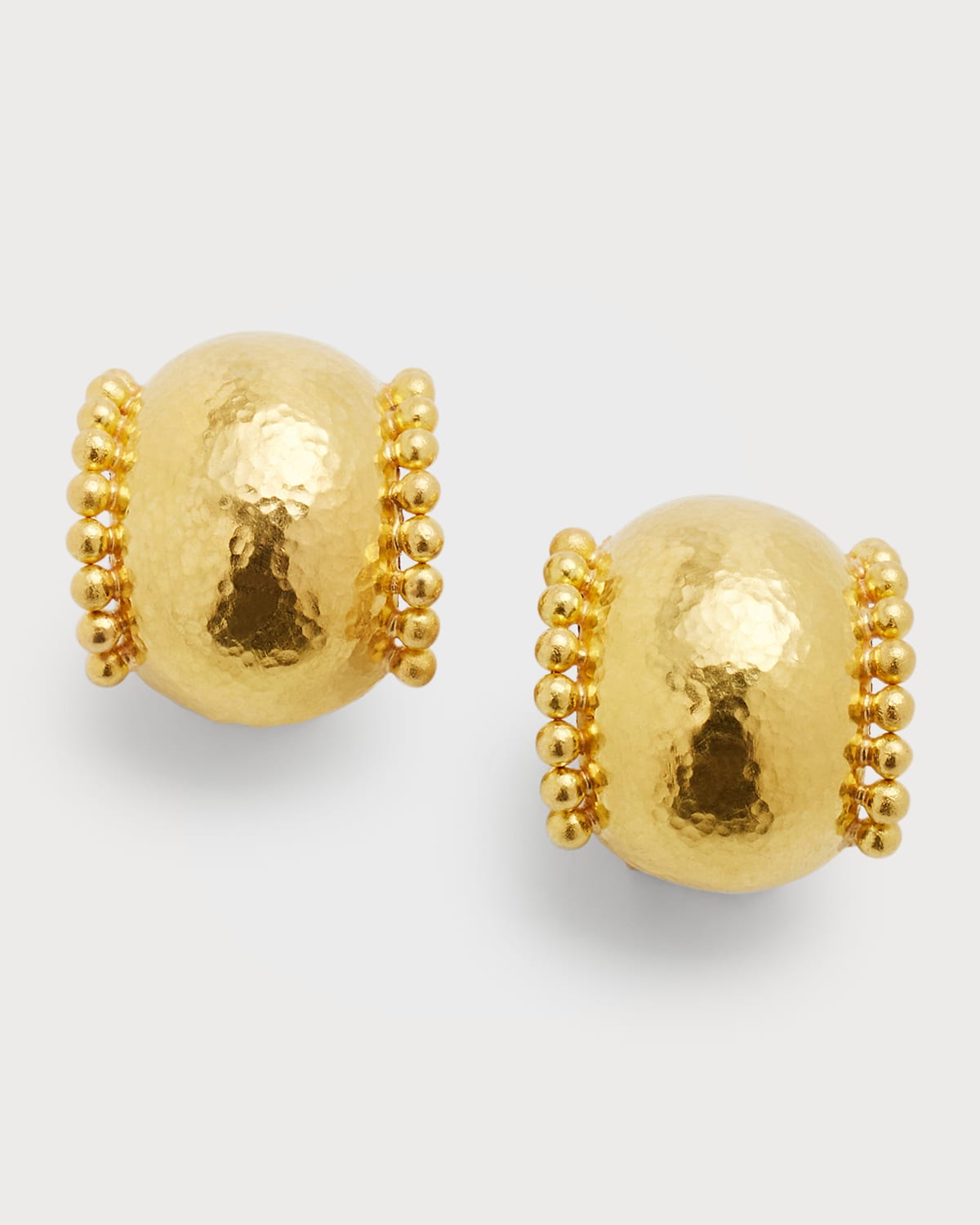 Hammered Gold 'Tivoli' Earrings