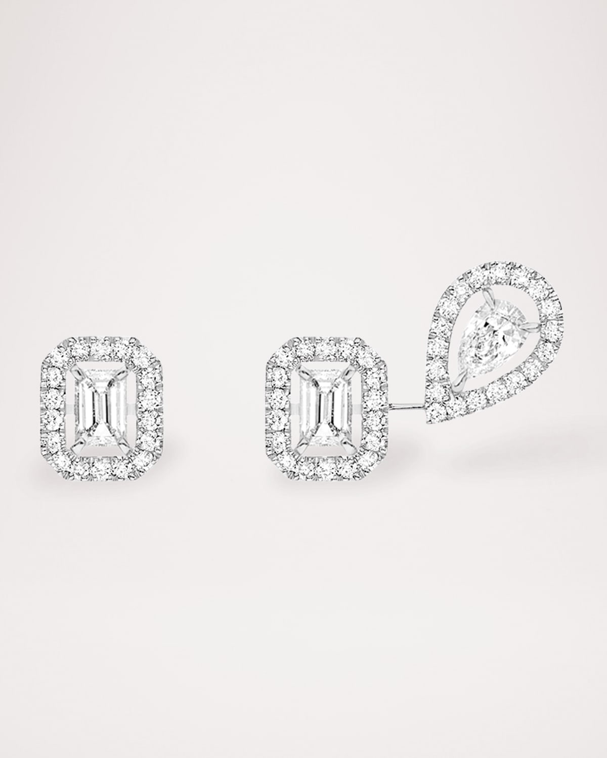LUCKY MOVE 18K WHITE GOLD DIAMOND RING