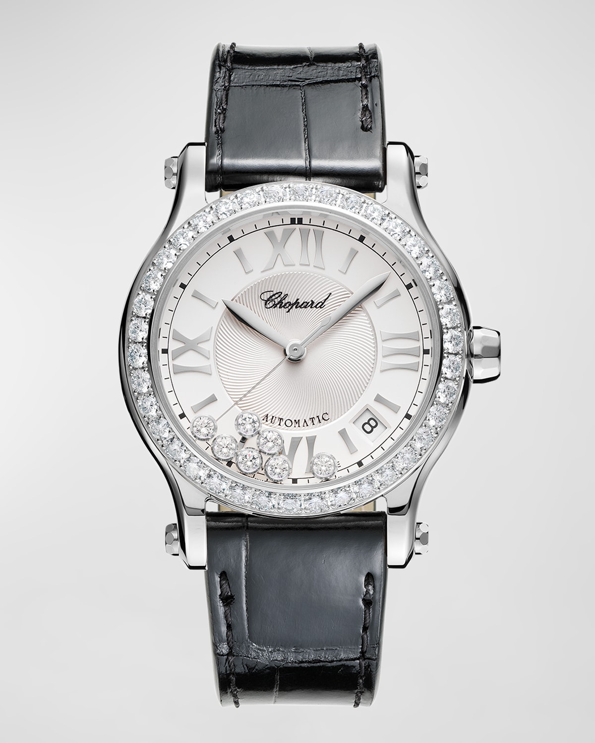 Happy Sport 36mm Stainless Steel Diamond Watch