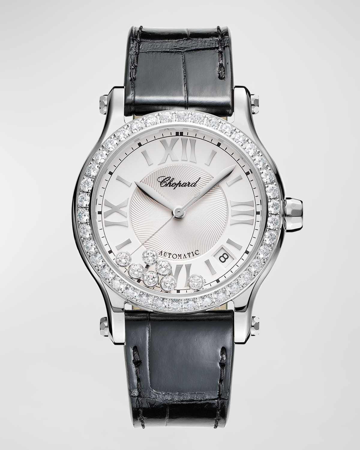 Chopard Happy Sport 36mm Stainless Steel Diamond Watch