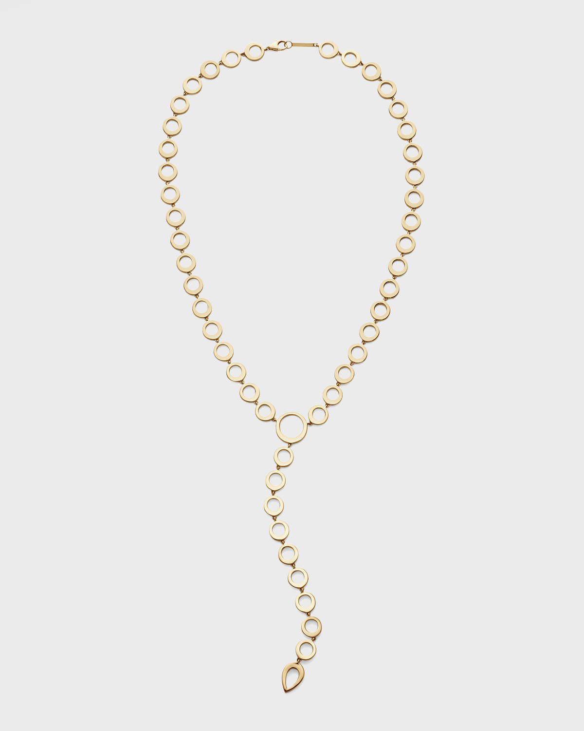 Lana 14k Bond-link Y-drop Necklace In Gold