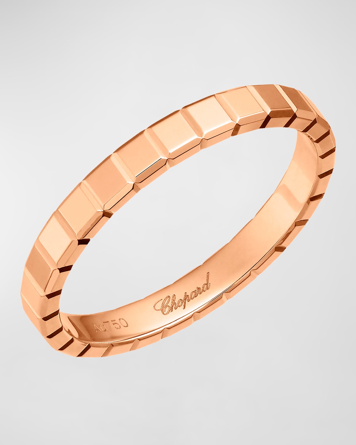 Ice Cube 18K Rose Gold Ring