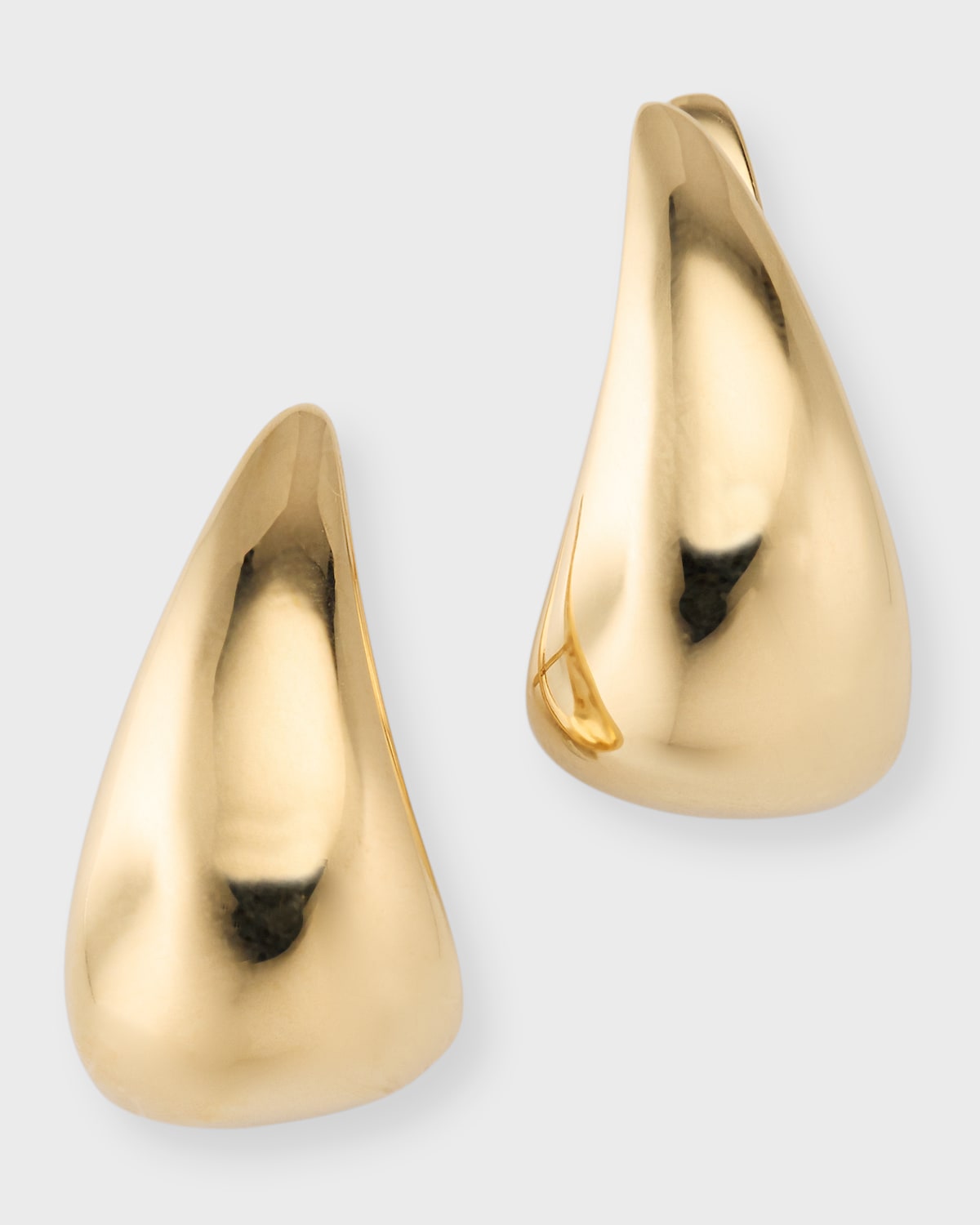 18K Yellow Gold Claw Earrings