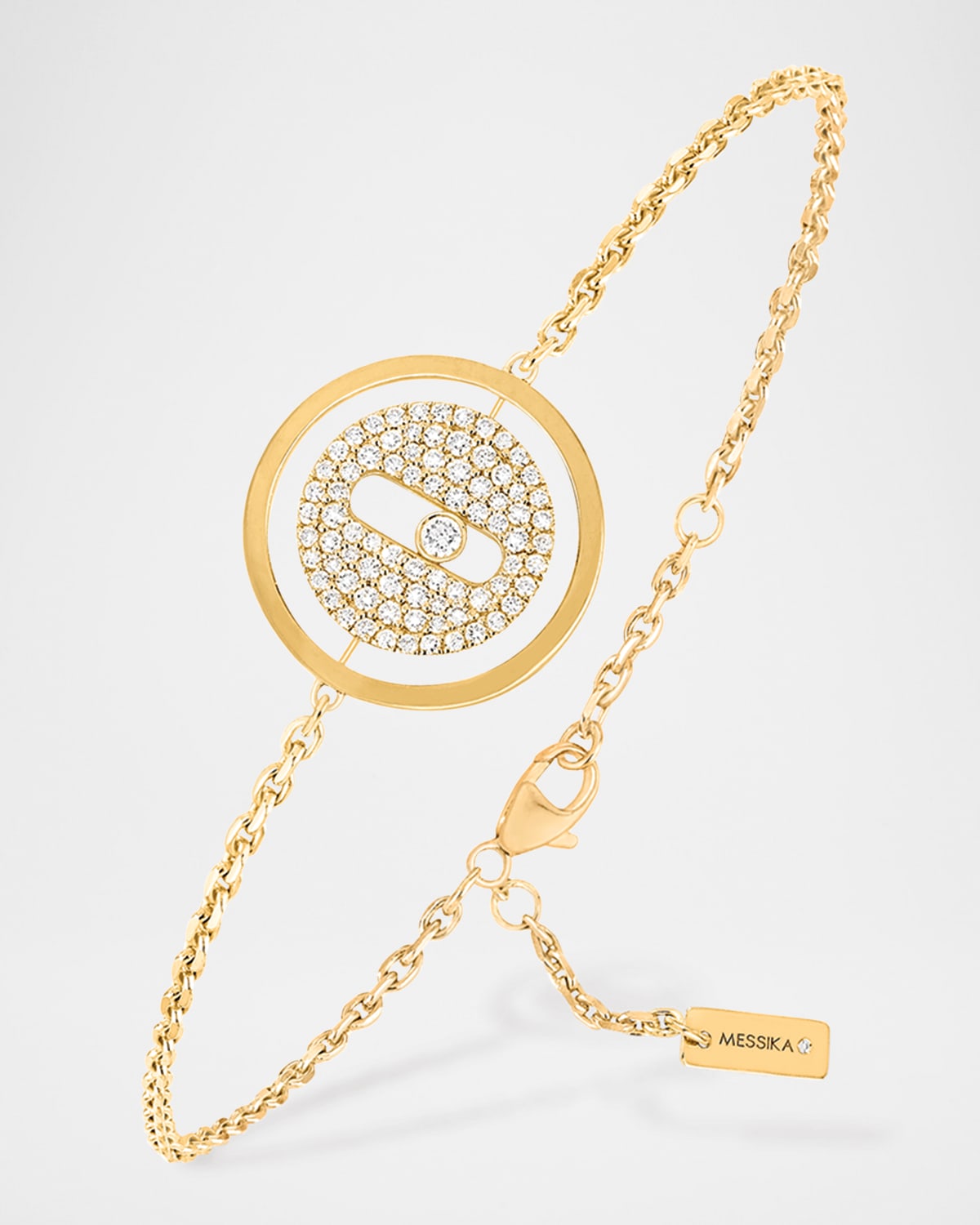 Messika Lucky Move 18k Yellow Gold Small Diamond Bracelet
