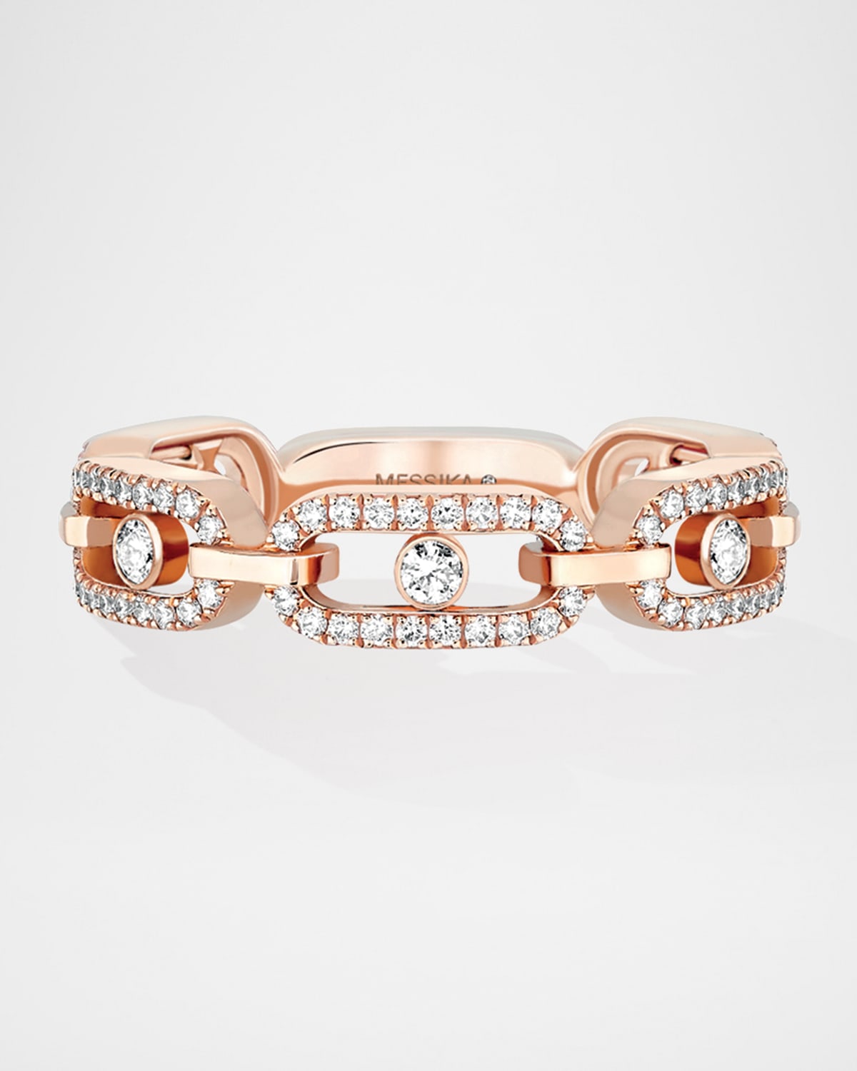 MOVE UNO 18K ROSE GOLD DIAMOND EARRINGS