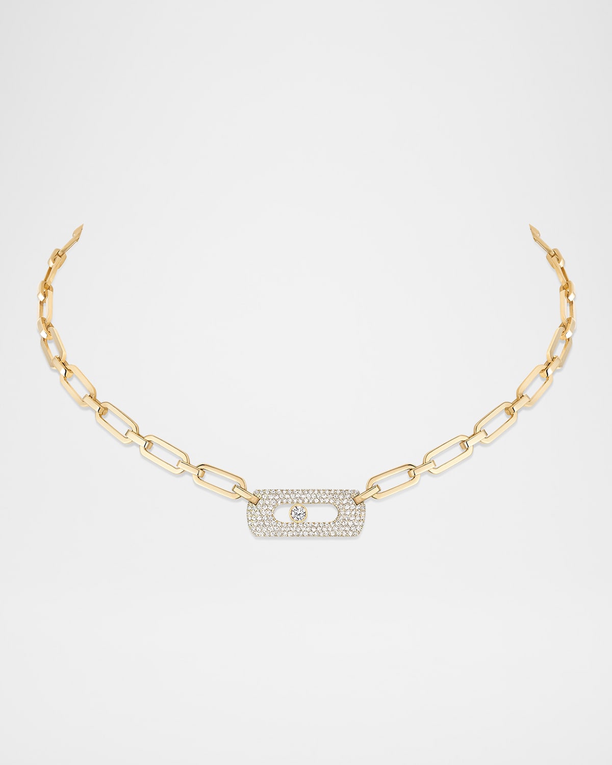MOVE CLASSIC 18K YELLOW GOLD DIAMOND PAVE BRACELET