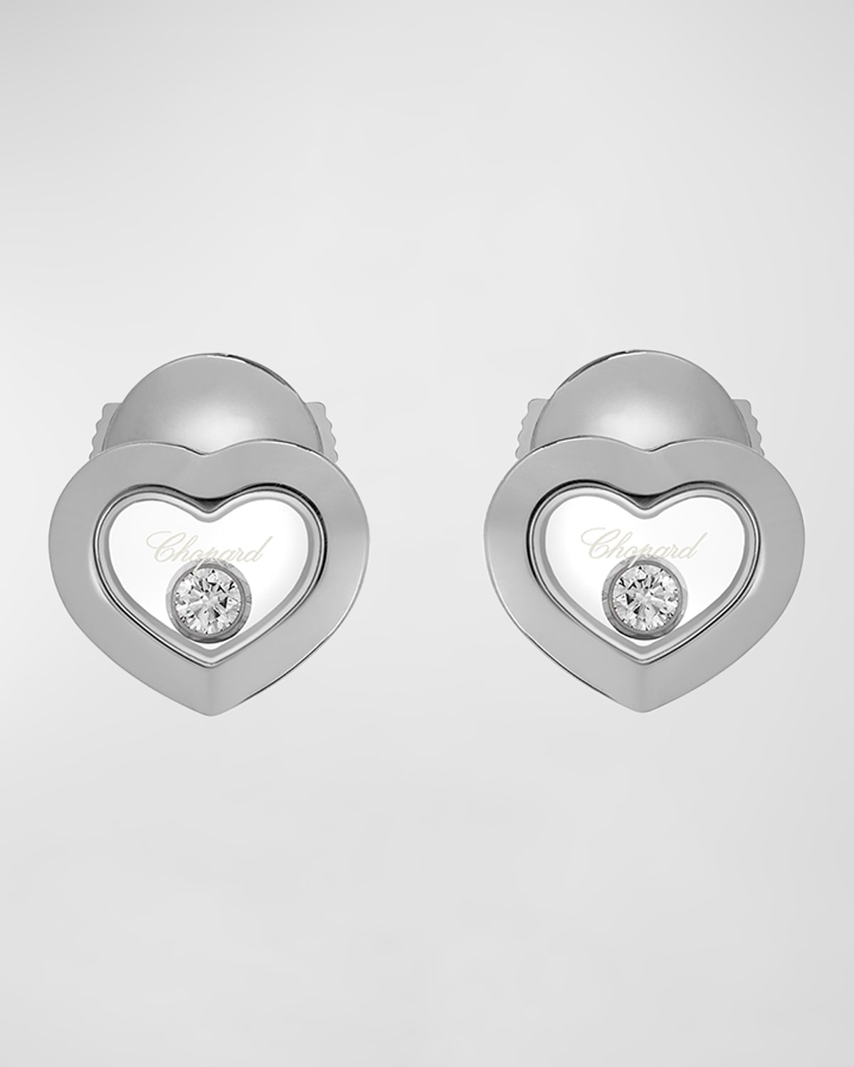 Happy Diamonds Icons 18K White Gold Stud Earrings