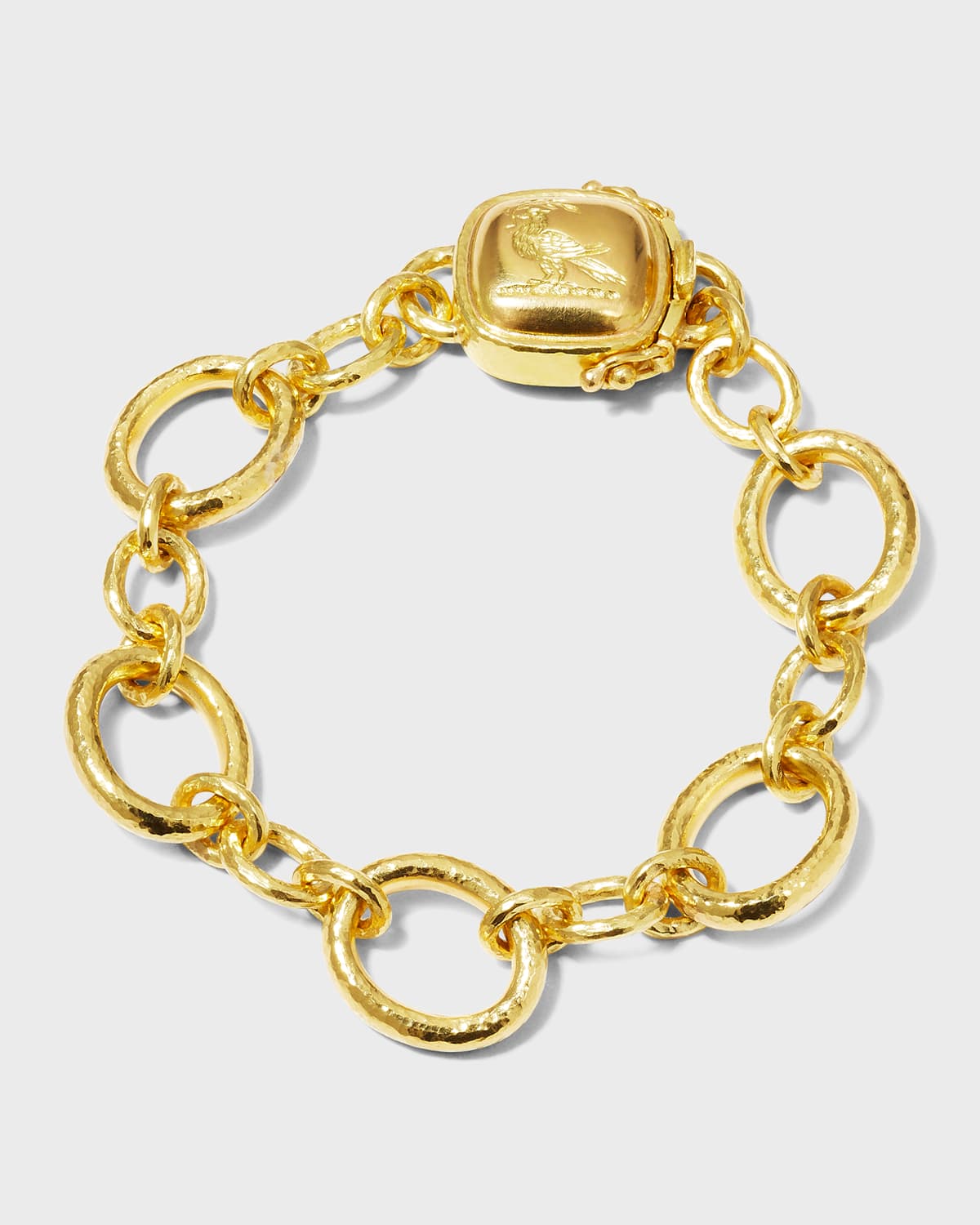 San Remo 15mm Link Bracelet with Dove Branch
