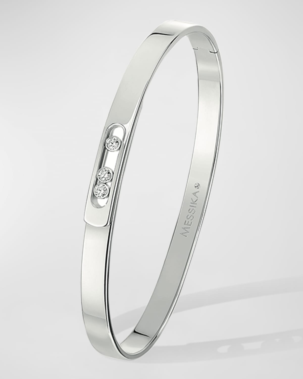 Move Noa 18K White Gold Pave Diamond Large Ring