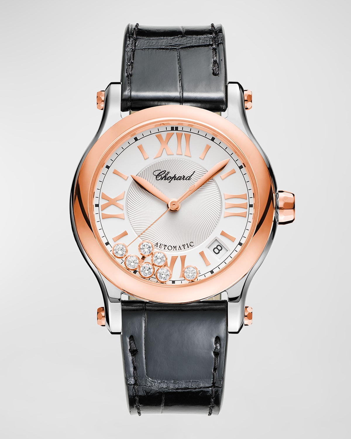 Chopard Happy Sport 36mm 18K Rose Gold 7-Diamond Watch