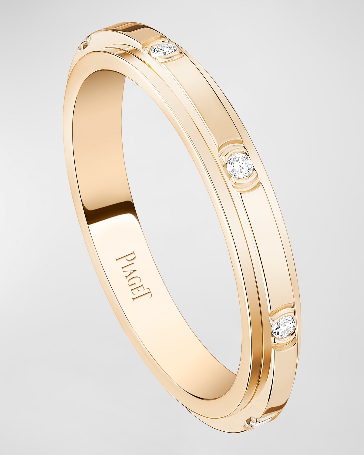 PIAGET Possession 18K Rose Gold 8-Diamond Ring, EU 51 / US 5.75