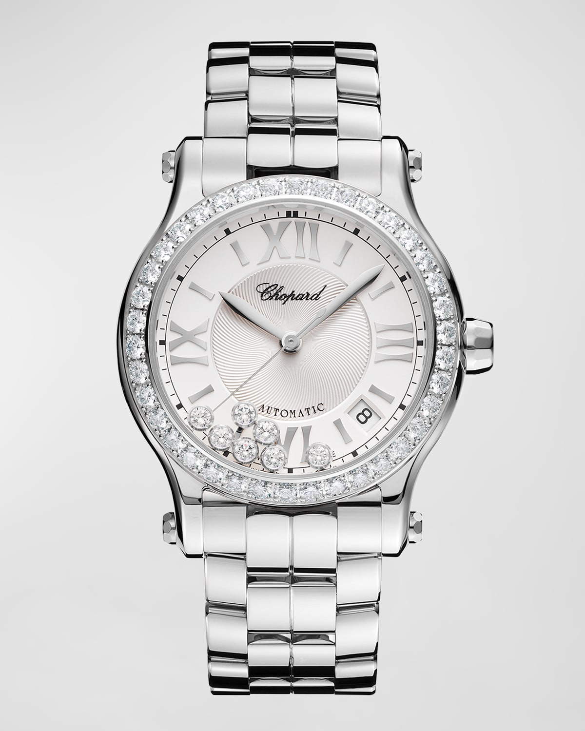 Chopard Happy Sport 36mm Stainless Steel Diamond Watch
