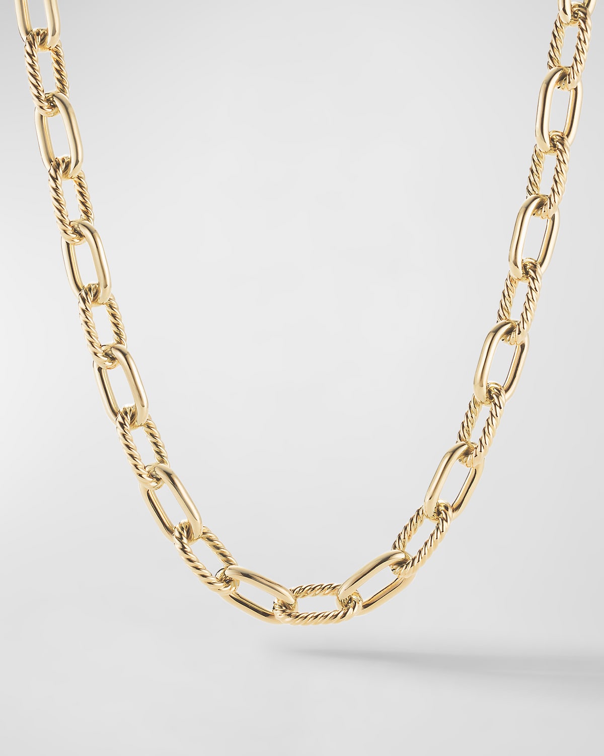 David Yurman DY Madison Chain Necklace in 18K Yellow Gold, 11mm