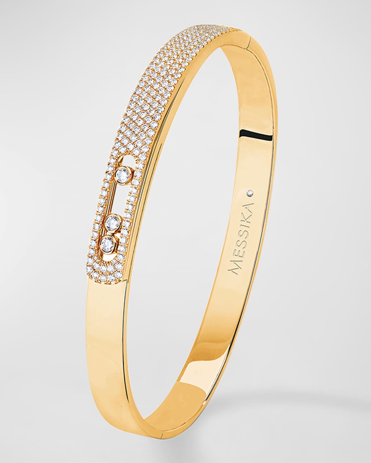 MOVE 10TH 18K YELLOW GOLD DIAMOND EARRINGS