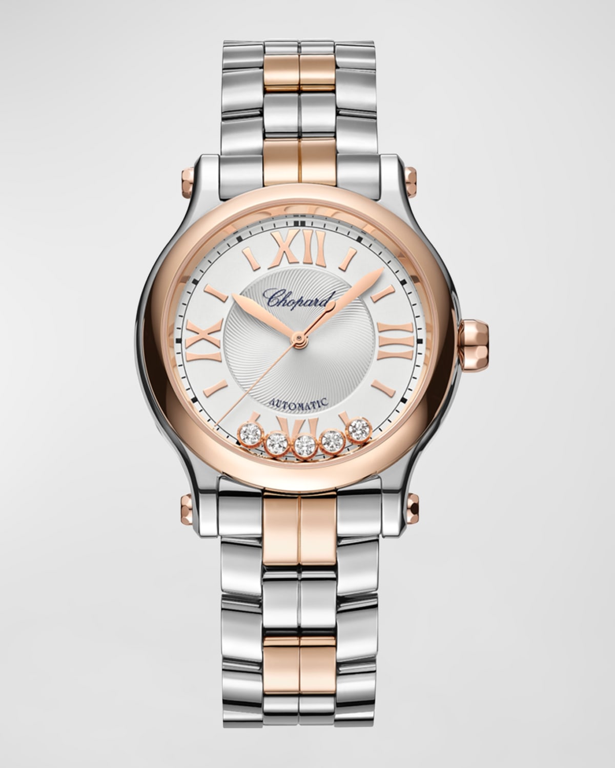 Chopard Happy Sport 33mm 18K Rose Gold Two-Tone Watch