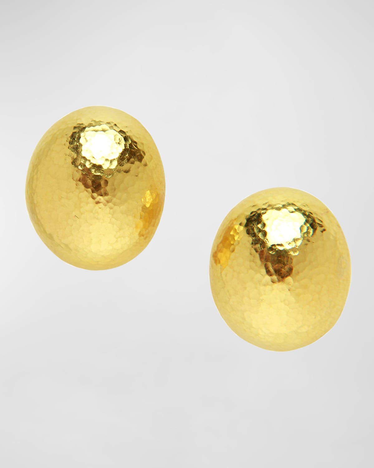 Elizabeth Locke 19k Gold Disc Earrings In 05 Yellow Gold