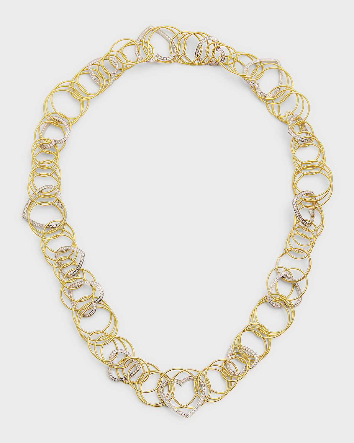 Hawaii 18K Gold Diamond Heart Necklace